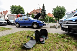 85-latek uderzył golfem w latarnię na Bema