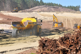 Przy przekopie powstał punkt widokowy