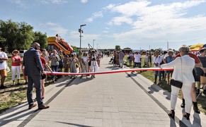 Frombork ma promenadę i nową plażę