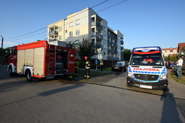 39-latek nie zapanował nad trójkołowcem i uderzył w auto