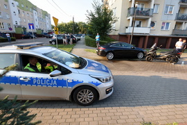 39-latek nie zapanował nad trójkołowcem i uderzył w auto