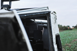 Dachowanie i kolizja w Nowym Dworze Elbląskim