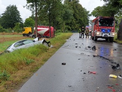 Zderzenie trzech pojazdów w powiecie braniewskim zdjęcie nr 229188
