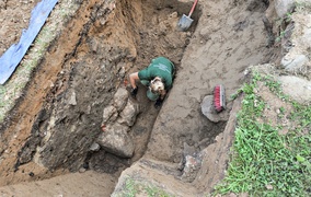 Archeologiczne odkrycie w pobliżu muzeum. Naukowcy odnaleźli fragmenty średniowiecznej baszty zdjęcie nr 230230