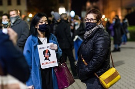 #Piekłokobiet. Elblążanie protestują