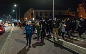 #Piekłokobiet. Elblążanie protestują