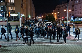 #Piekłokobiet. Policjanci utrudniali protestowanie