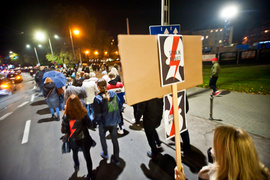 Kolejny protest w Elblągu. zdjęcie nr 232162