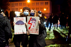 Kolejny protest w Elblągu. zdjęcie nr 232102
