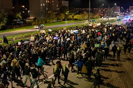 Elblążanie znów wyszli na ulice.\"Solidarność naszą bronią\"