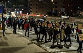 Elblążanie znów wyszli na ulice.\"Solidarność naszą bronią\"