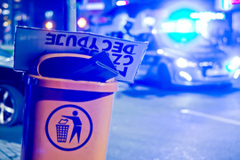 Grupa mężczyzn próbowała zakłócić protesty elblążan