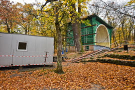 Rozpoczął się remont muszli w Bażantarni