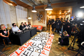 Kolejny protest w Elblągu, tym razem z udziałem Marty Lempart