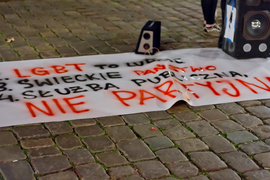 Kolejny protest w Elblągu, tym razem z udziałem Marty Lempart