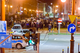 Kolejny protest w Elblągu, tym razem z udziałem Marty Lempart