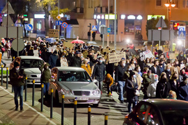 Kolejny protest w Elblągu, tym razem z udziałem Marty Lempart