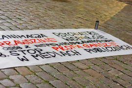 Kolejny protest w Elblągu, tym razem z udziałem Marty Lempart