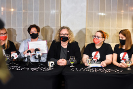 Kolejny protest w Elblągu, tym razem z udziałem Marty Lempart