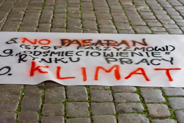 Kolejny protest w Elblągu, tym razem z udziałem Marty Lempart