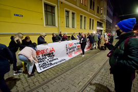 Kolejny protest w Elblągu, tym razem z udziałem Marty Lempart