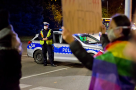 Kolejny protest w Elblągu, tym razem z udziałem Marty Lempart