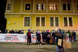 Kolejny protest w Elblągu, tym razem z udziałem Marty Lempart