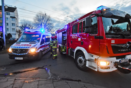 Zderzenie dostawczego fiata z osobowym fordem, kierowca fiata stracił prawo jazdy