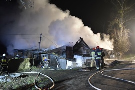 Pożar w Dzierzgonce