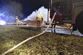 Pożar w Dzierzgonce