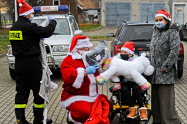 Strażacki Mikołaj spełnia marzenia