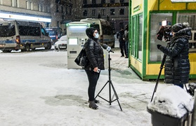 „Nie przyjmuję mandatu”. Zimowy spacer Elbląskiego Strajku Kobiet