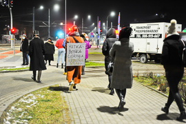 Elblążanie protestowali przeciw zaostrzeniu prawa aborcyjnego